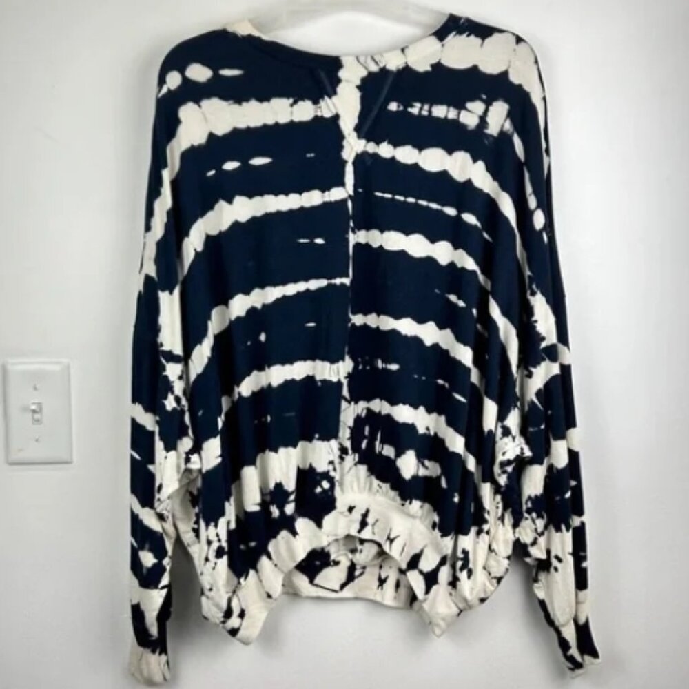 Young Fabulous & Broke Black and White Tie-Dye Sweatshirt